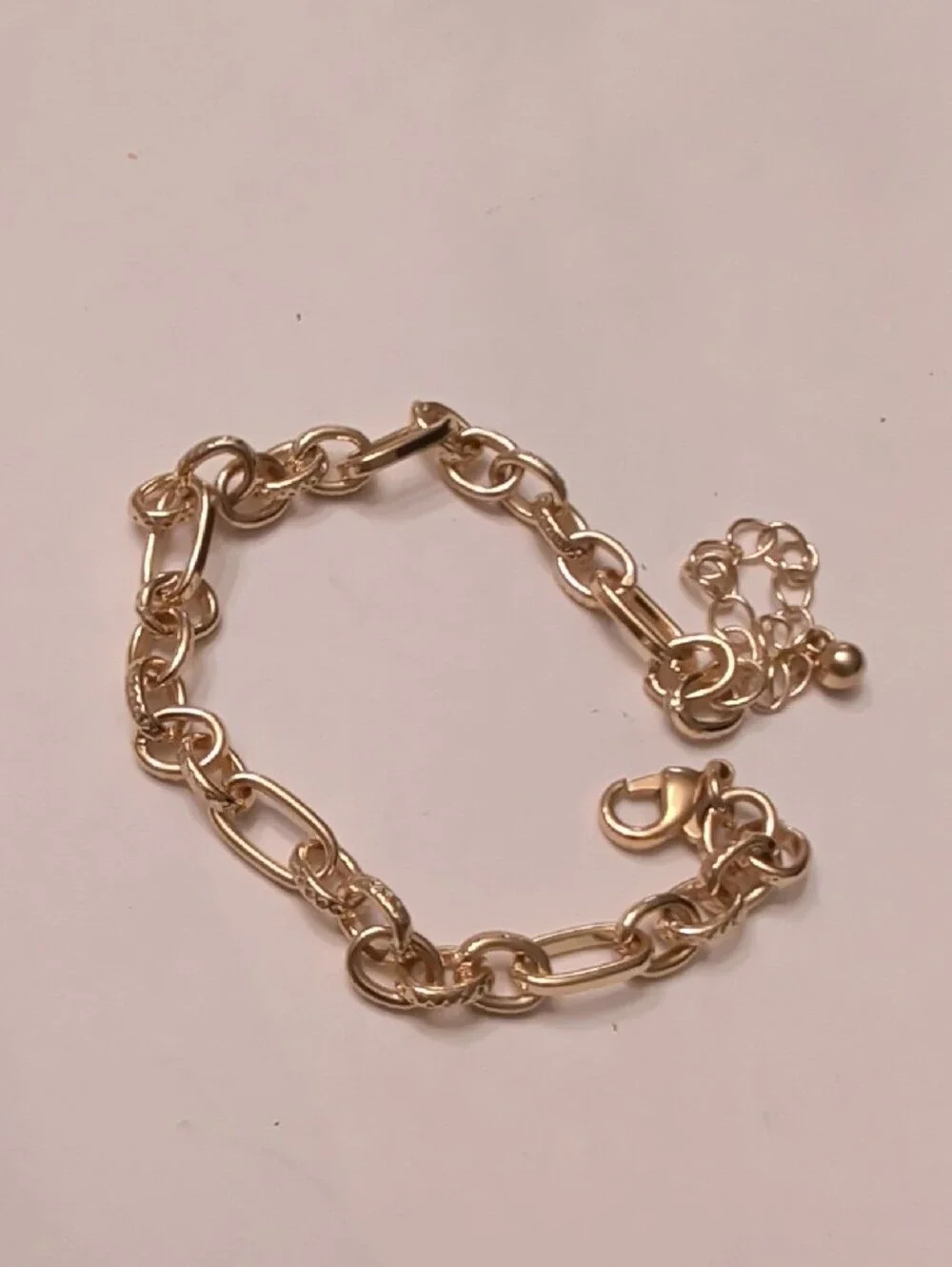 Gold Tone Chain Link Bracelet - Women Jewelry
